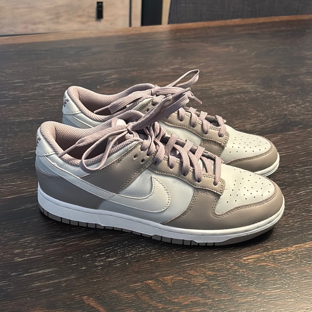 Nike Women's Sneakers - White and Taupe
